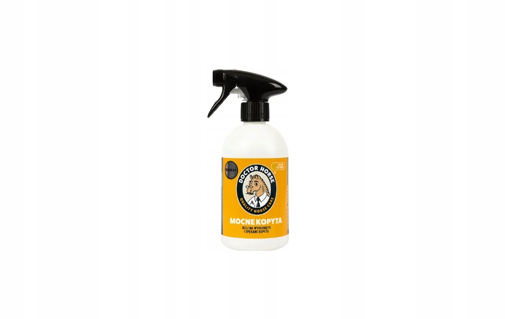 Spray dla koni Doctorhorse do kopyt Mocne Kopyta z brokatem 500ml