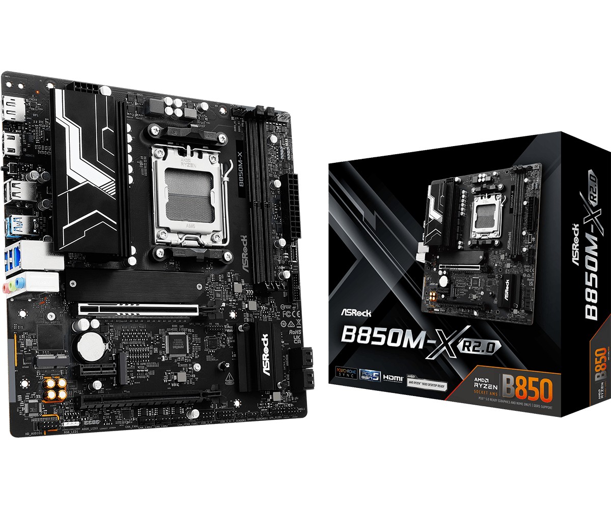Płyta główna ASRock B850M-X R2.0 AM5 2DDR5 M.2 mATX