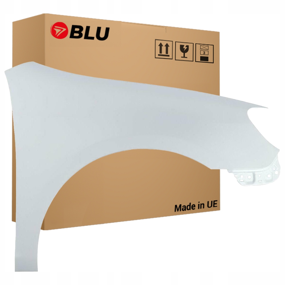 Blu Blatník Vw Golf VI 6 LB9A pravý bílý 08-16 přední hatchback pozink