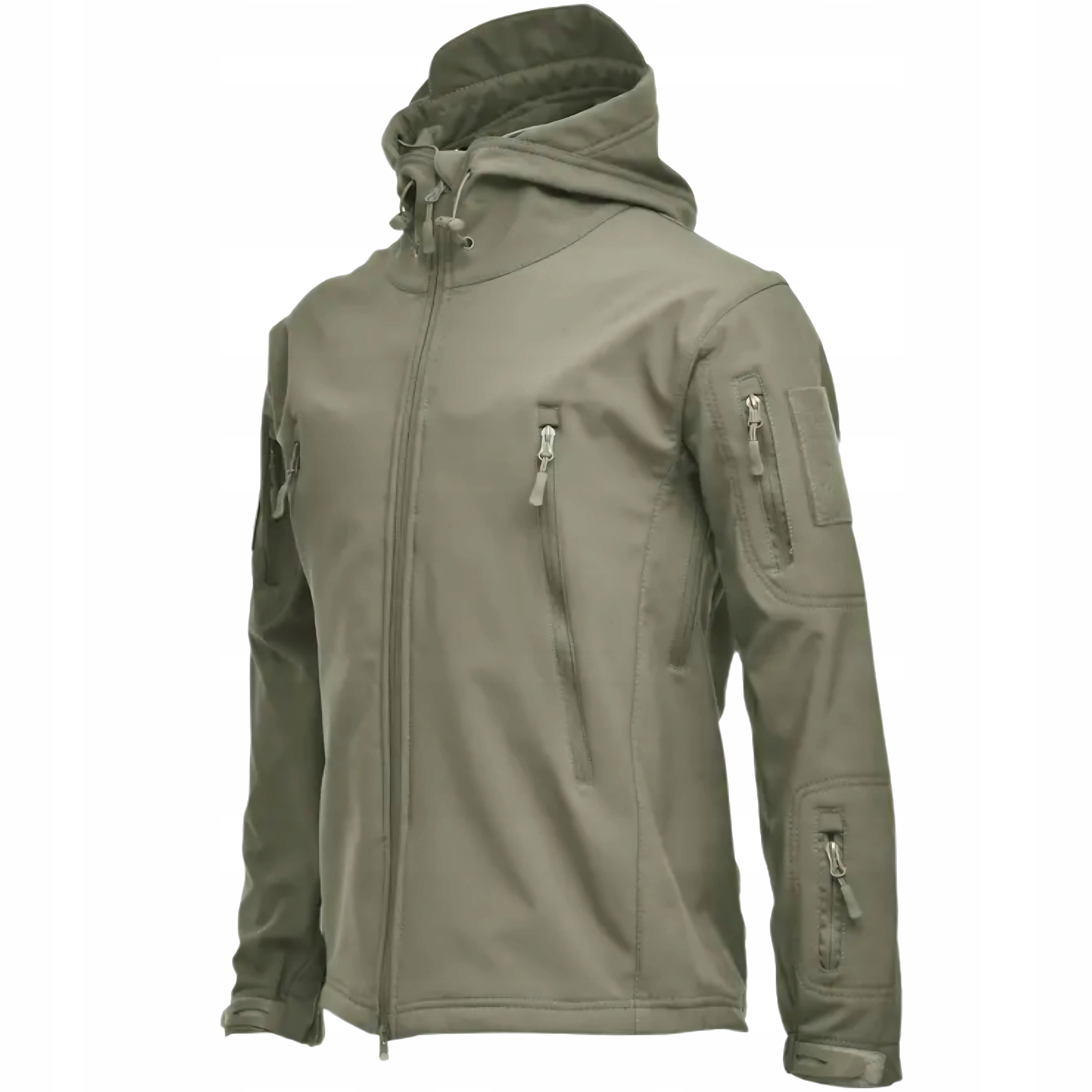 Kurtka męska trekkingowa taktyczna z kapturem wodoodporna wiatroszczelna