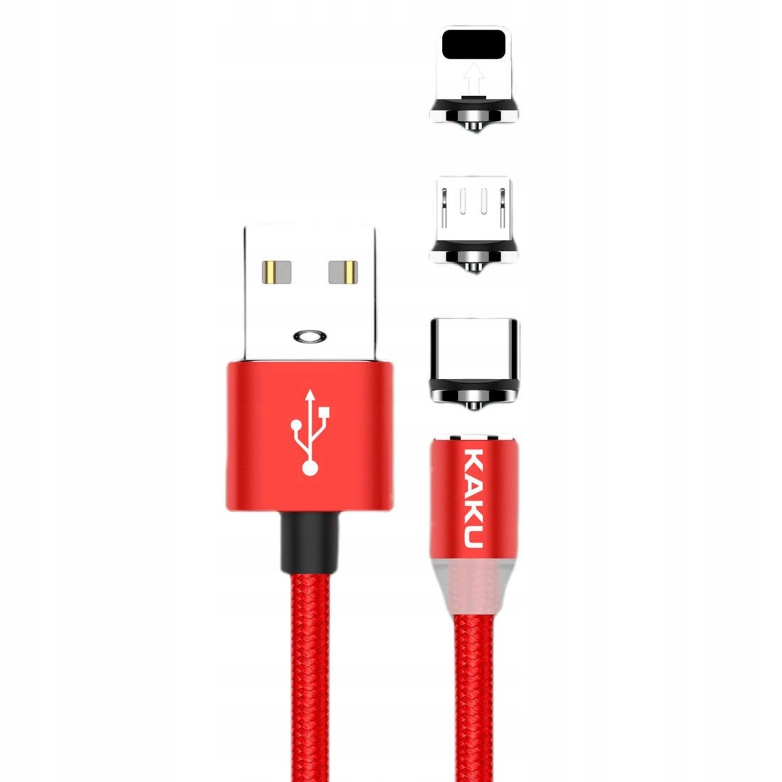 

Kabel Magnetyczny Usb 3W1 Micro - Usb-c - Iphone