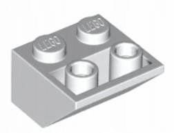 

Lego 3660 Skos Odwrócony 2x2 biały Nowy (1g)