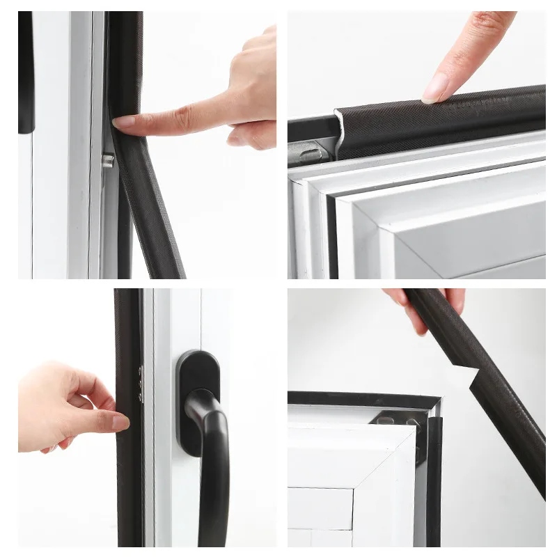 SAMOPRZYLEPNA USZCZELKA DO DRZWI OKIEN FUTRYNY TAŚMA USZCZELNIAJĄCA OKNA 4m Waga produktu z opakowaniem jednostkowym 0.2 kg