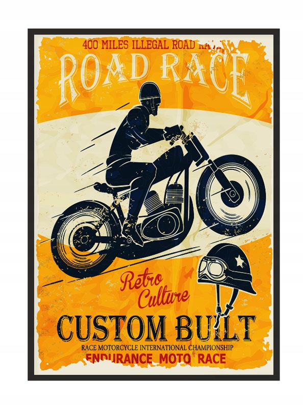 

Obraz Plakat W Ramie 33x43 cm Garaż Motor P1851