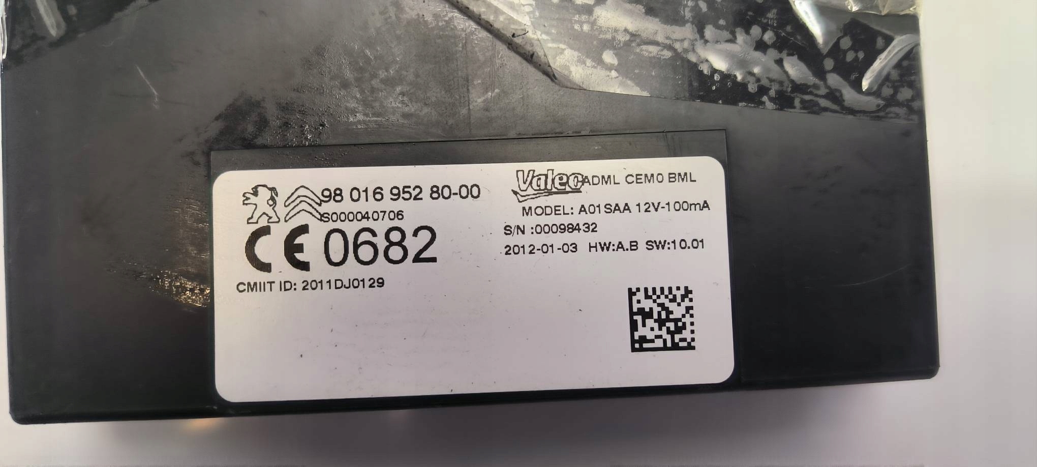 modulo 980169528000 PEUGEOT 508 RXH