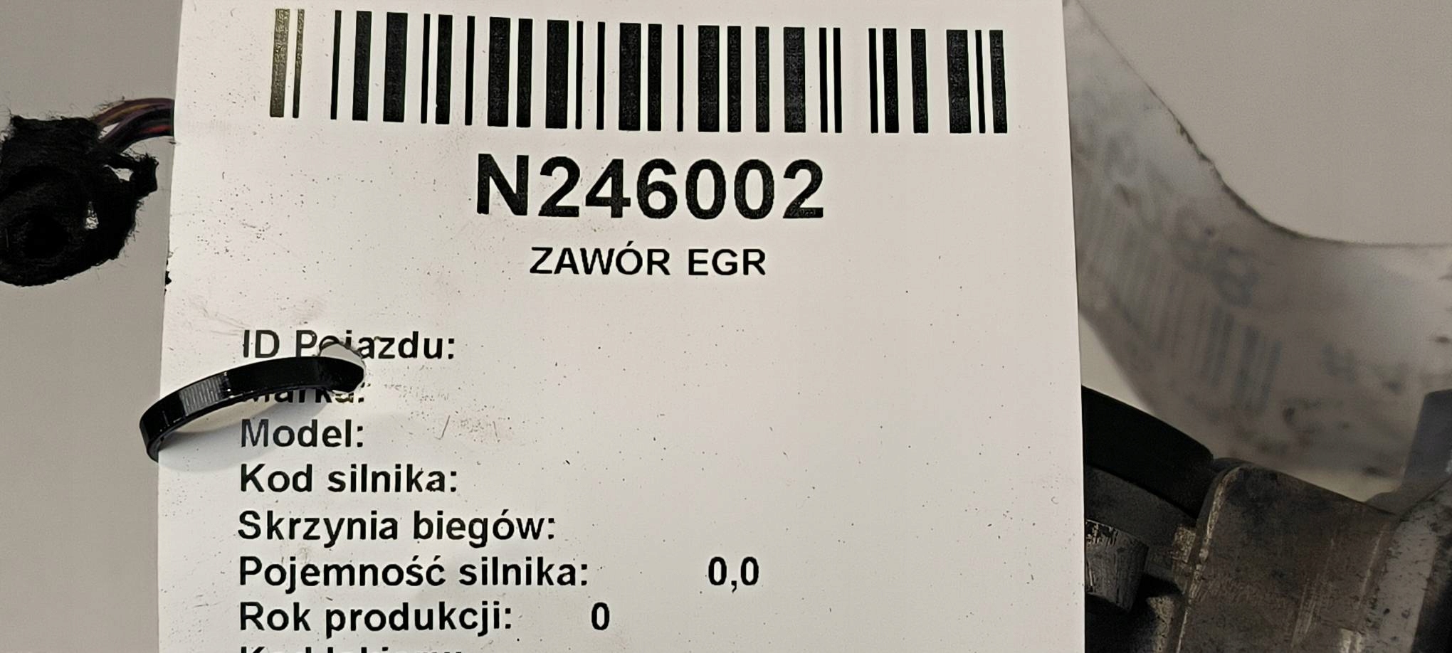 EGR valve OPEL ASTRA J