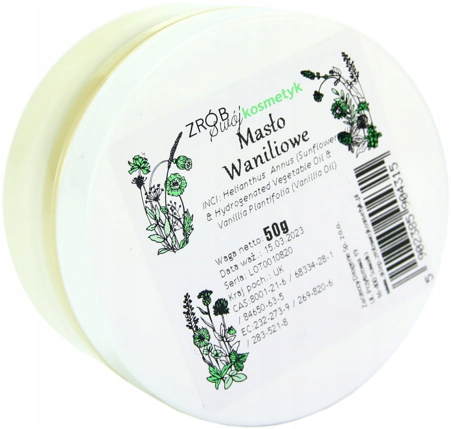 

Masło Waniliowe Rafinowane 50g Zrób Swój Kosmetyk