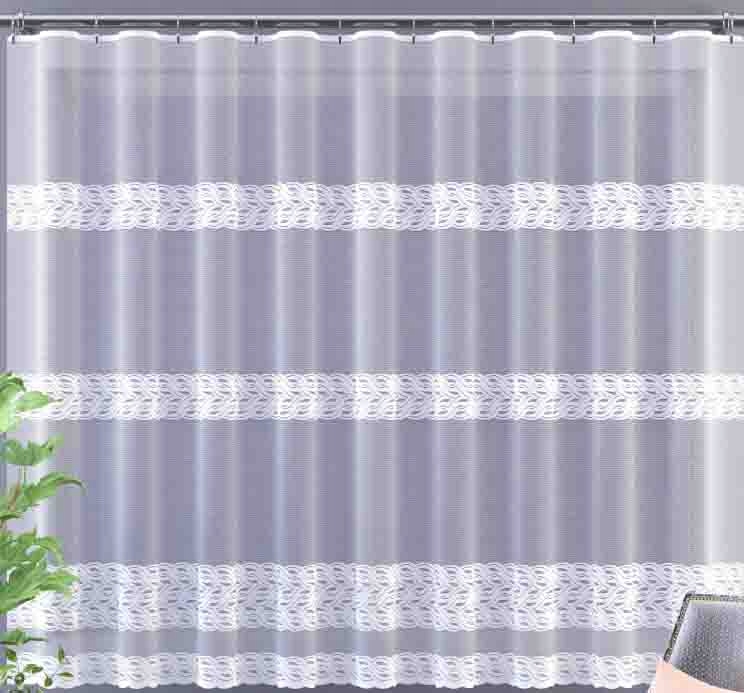 Mg Záclona 631/6 Bílý Blesk 330x180 cm Hotová Bt