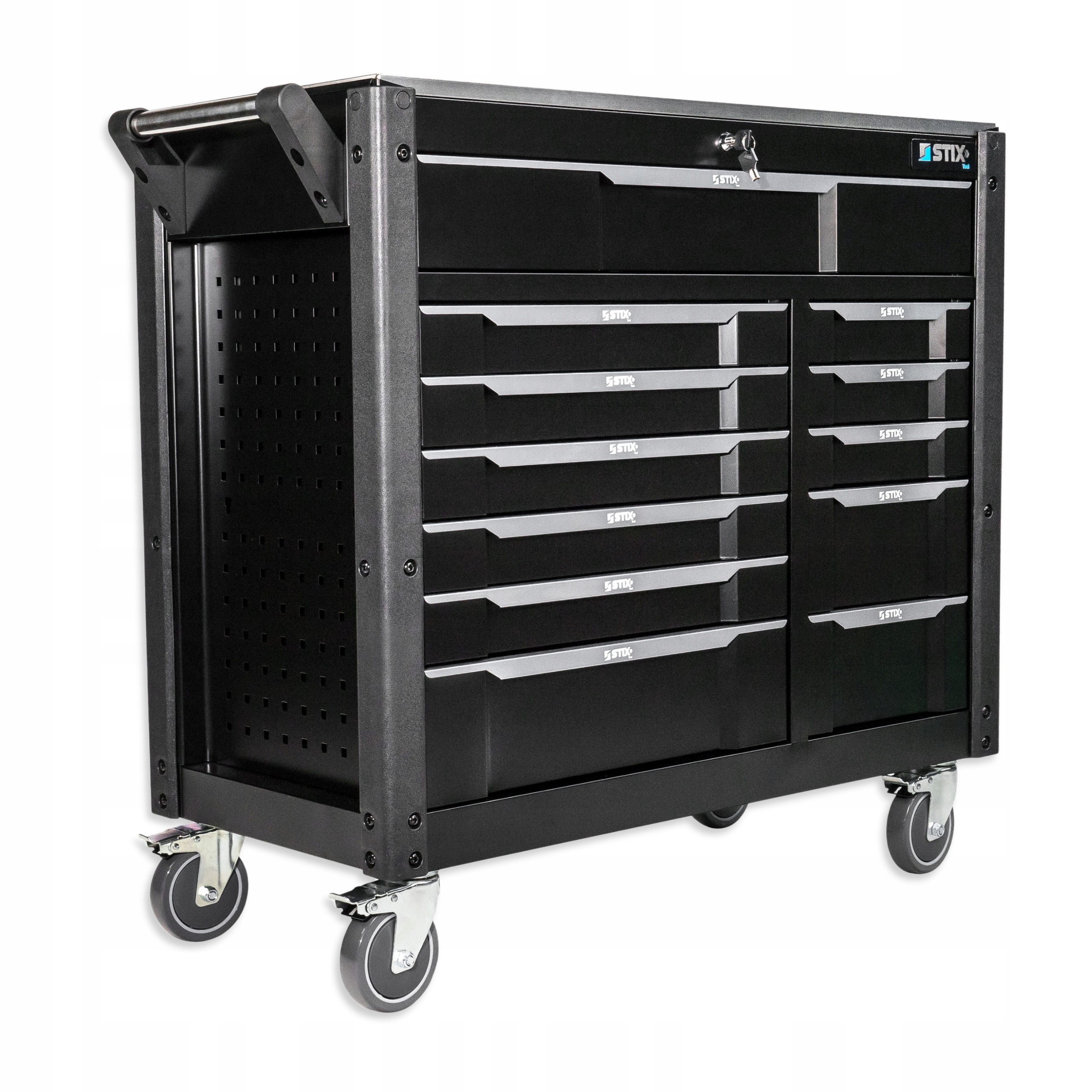 Dílenská Skříňka Servisní Vozík Na Nářadí 12 Zásuvek UltimatePro D12