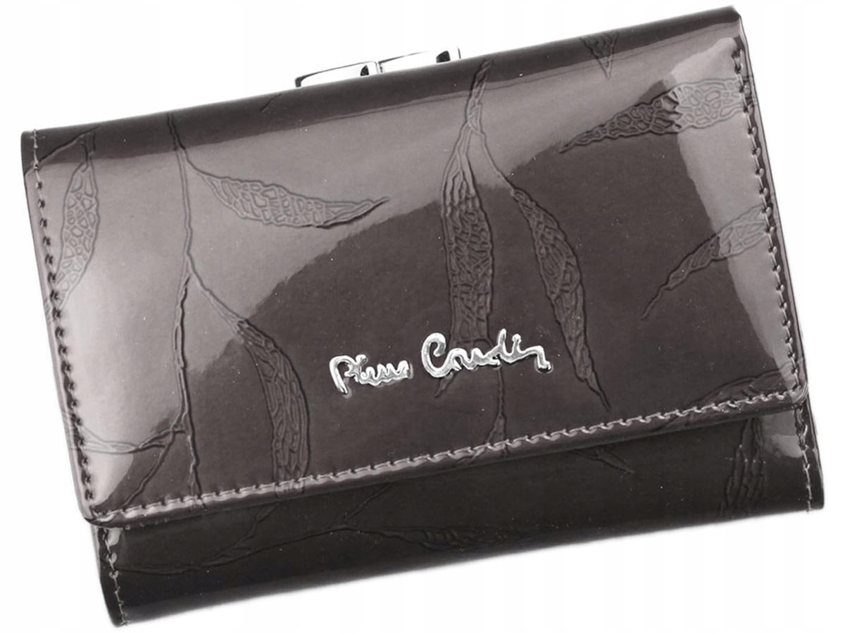 

Pierre Cardin skórzany portfel damski popiel