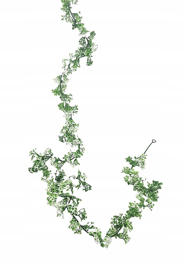 

Zielona Girlanda Z Białymi Kwiatuszkami
