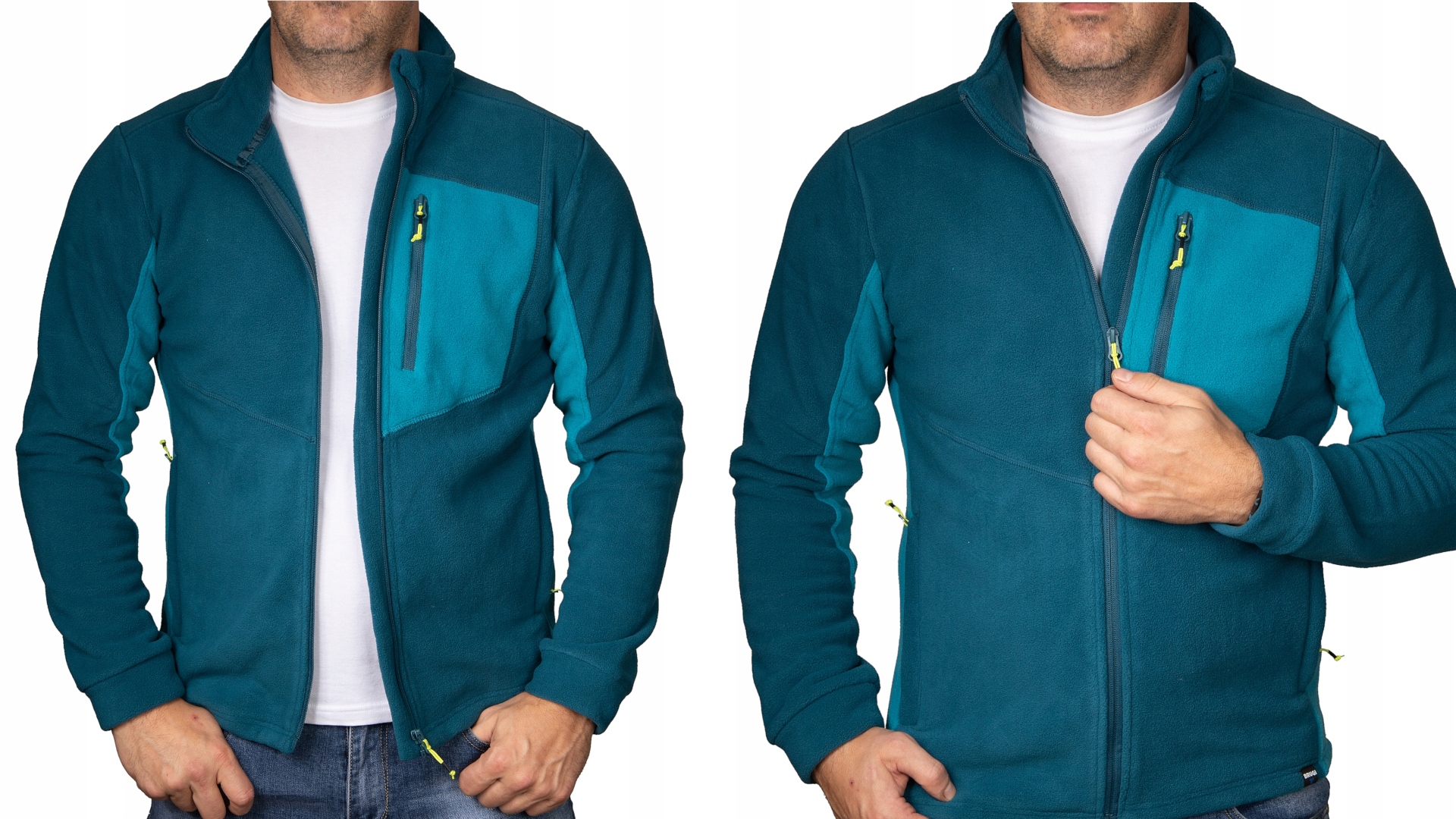 

Bluza męska polarowa gruba Brugi Polar niebieski M