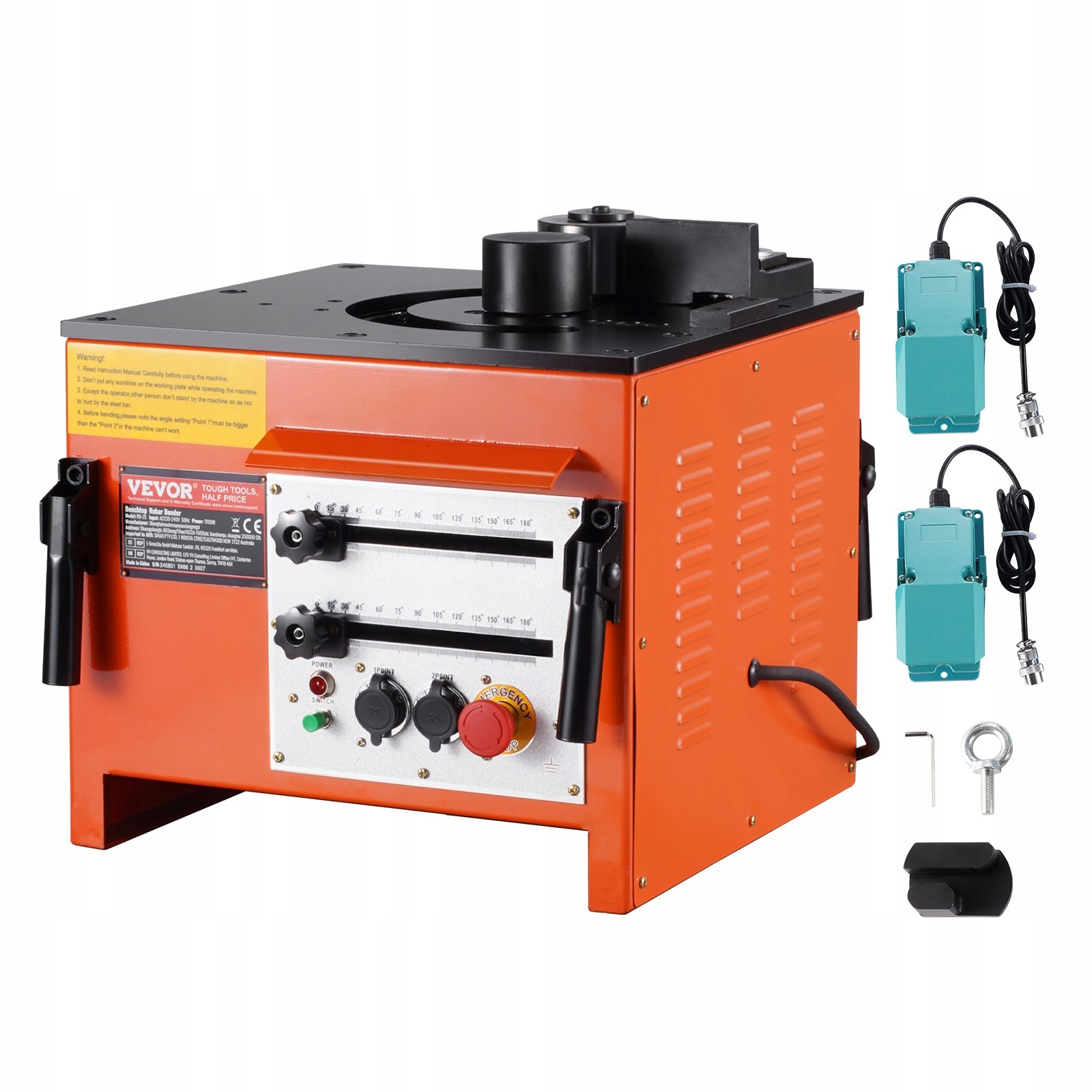 Elektrická stolní ohýbačka trubek 1700 W 4-25 mm