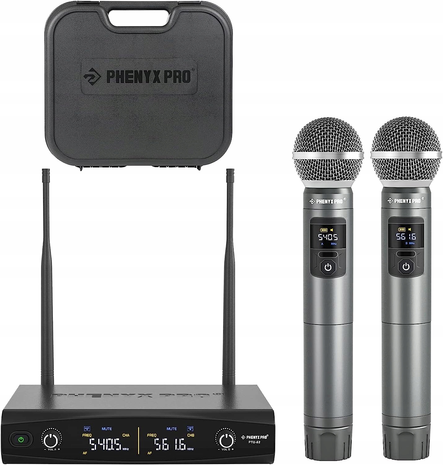 PHENYX PRO Bezprzewodowy System Mikrofonowy Karaoke Kościoła