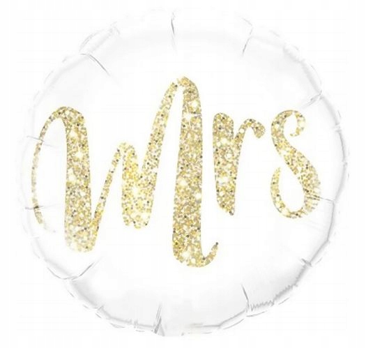 

Balon Foliowy Mrs Na Ślub Wesele 18" ok. 45cm