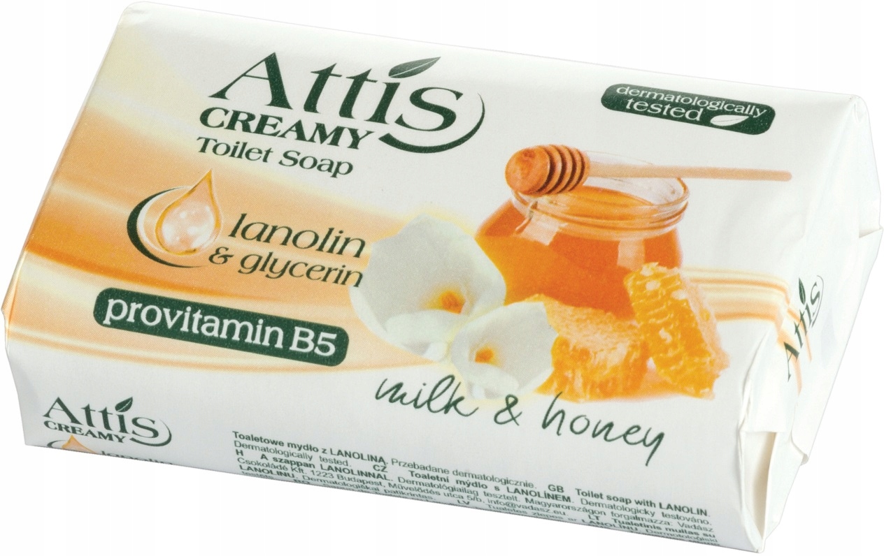 

Attis Creamy Mydło Gliceryna i Lanolina 100g