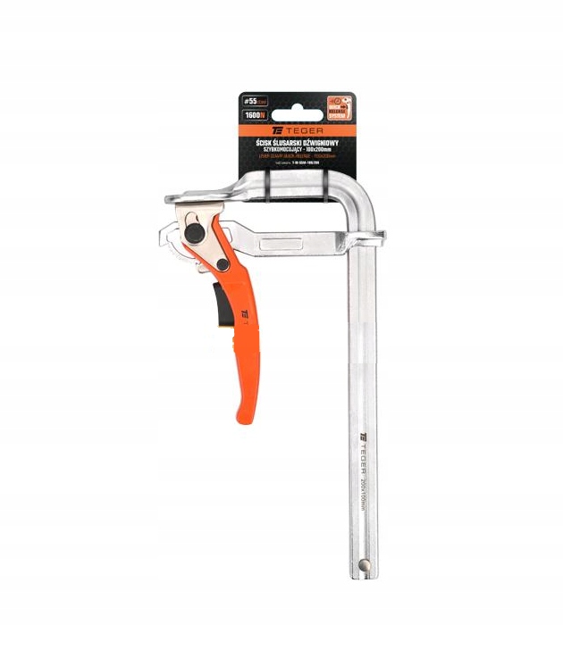 Rychloupínací zámečnická páka 100 x 200 mm Teger T-W-SSM-100/200