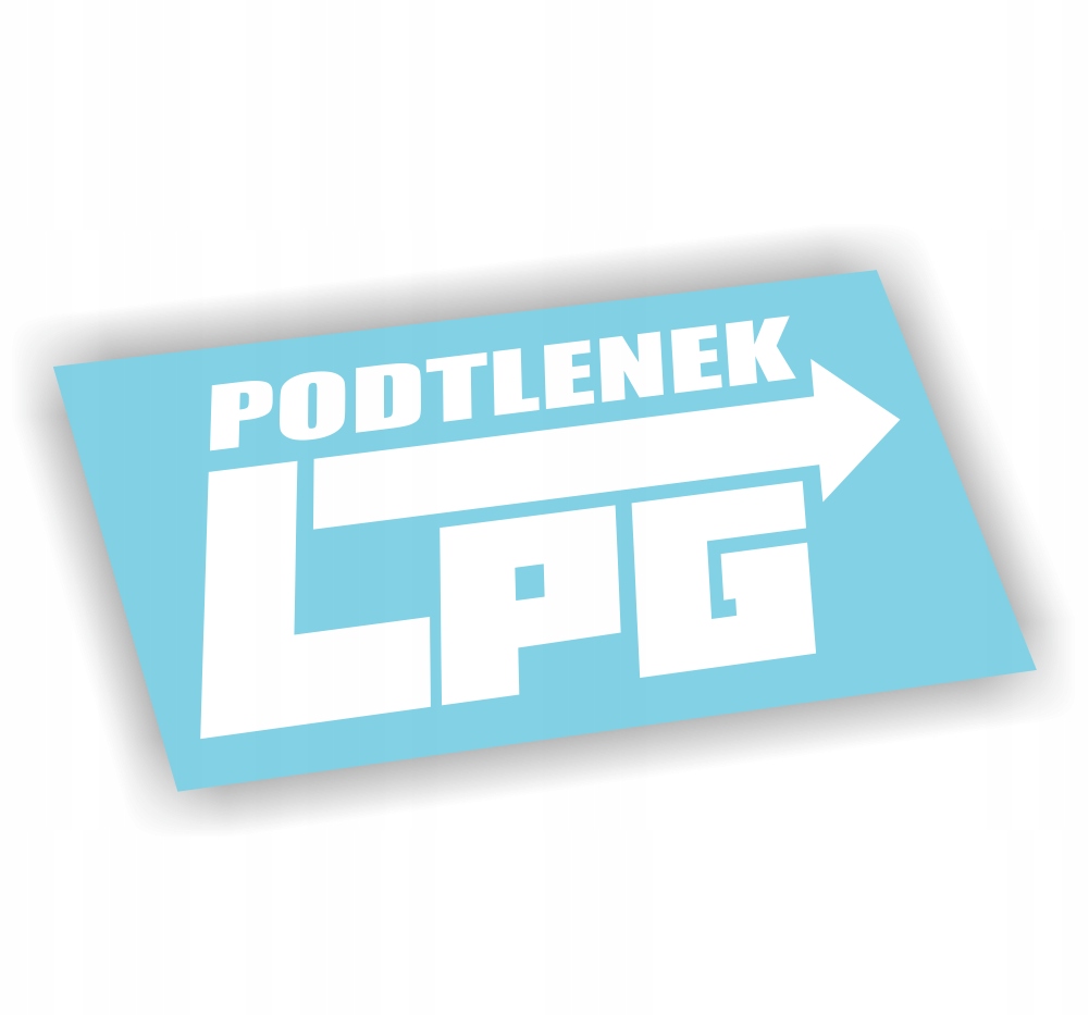 Naklejka Podtlenek Lpg kolor Biały nos nitro śmieszne naklejki na samochód!