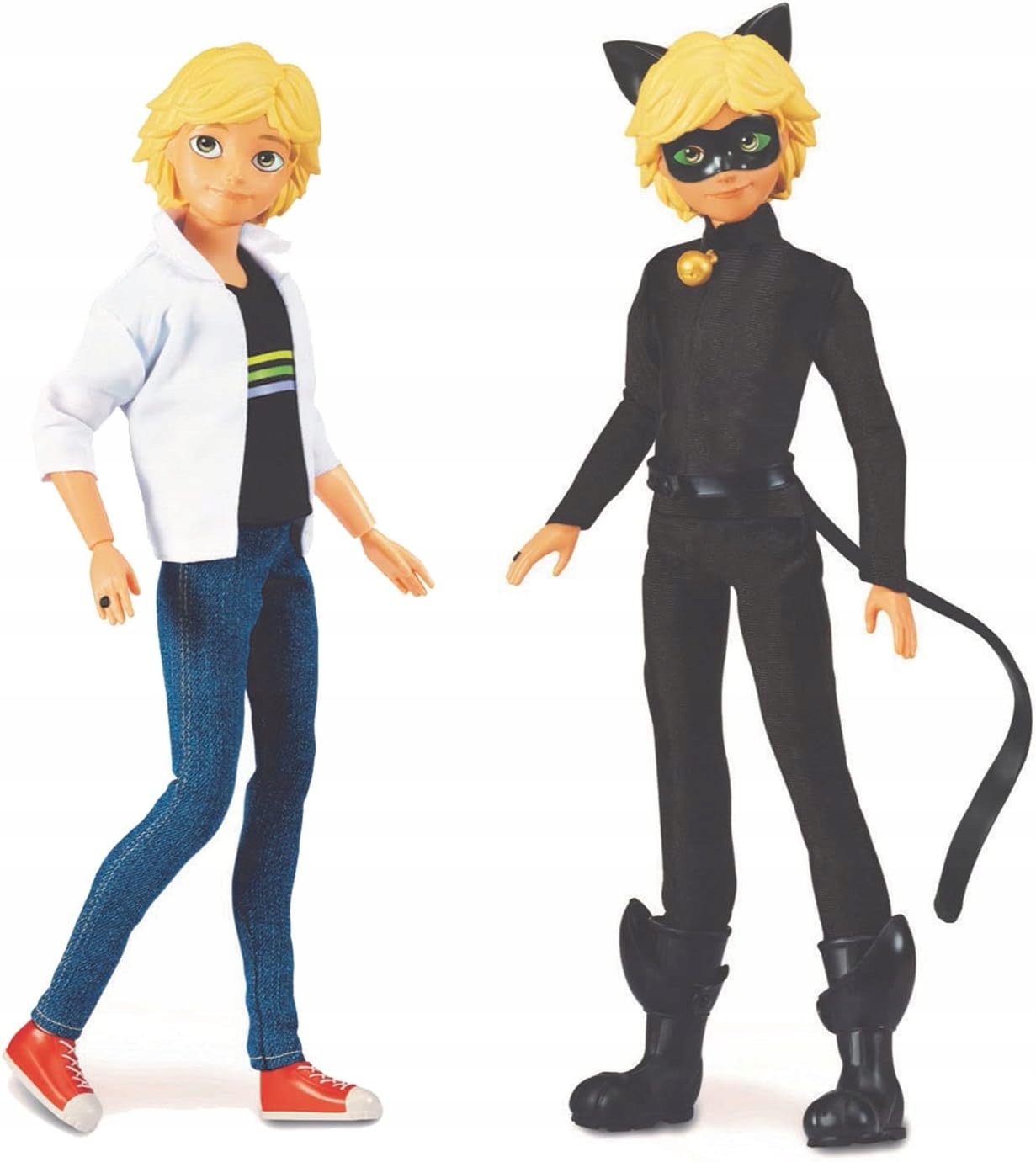 Miraculous Miraculum Lalka Cat Noir i Adrien 26 cm 2 Stroje manekin Bandai