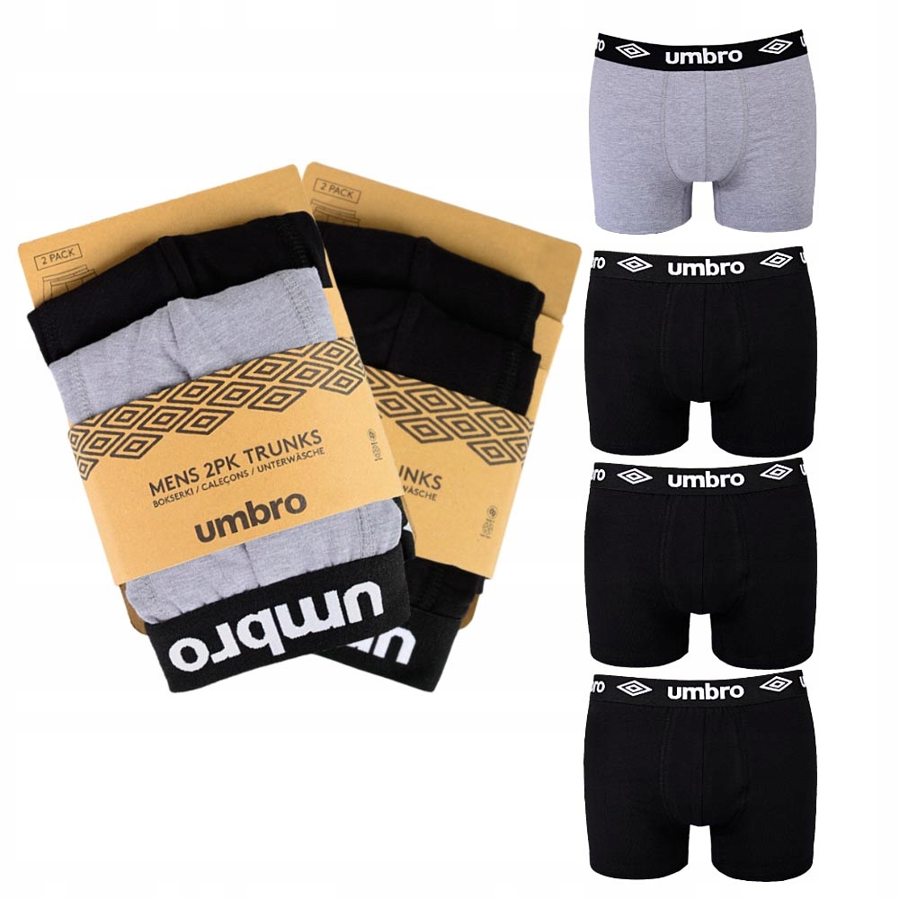 

Umbro Bokserki Męskie 4 sztuki 0197 Rozmiar L