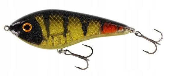 Wobler Westin Swim Glidebait 10cm 34g sinking 3D Oliveoil Perch