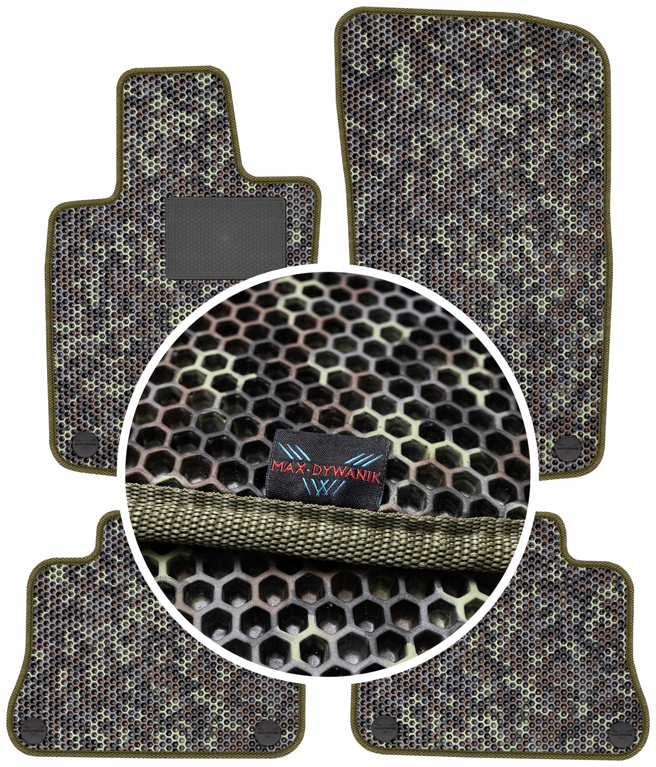 Porsche Panamera II 2009-2016 Gumové rohože Eva Moro