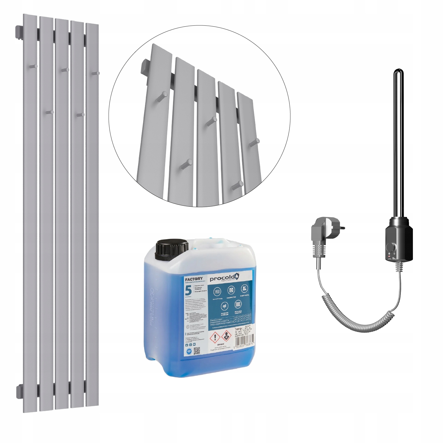 Set Elektrický ohřívač Bellohook 180x38 4 Únor