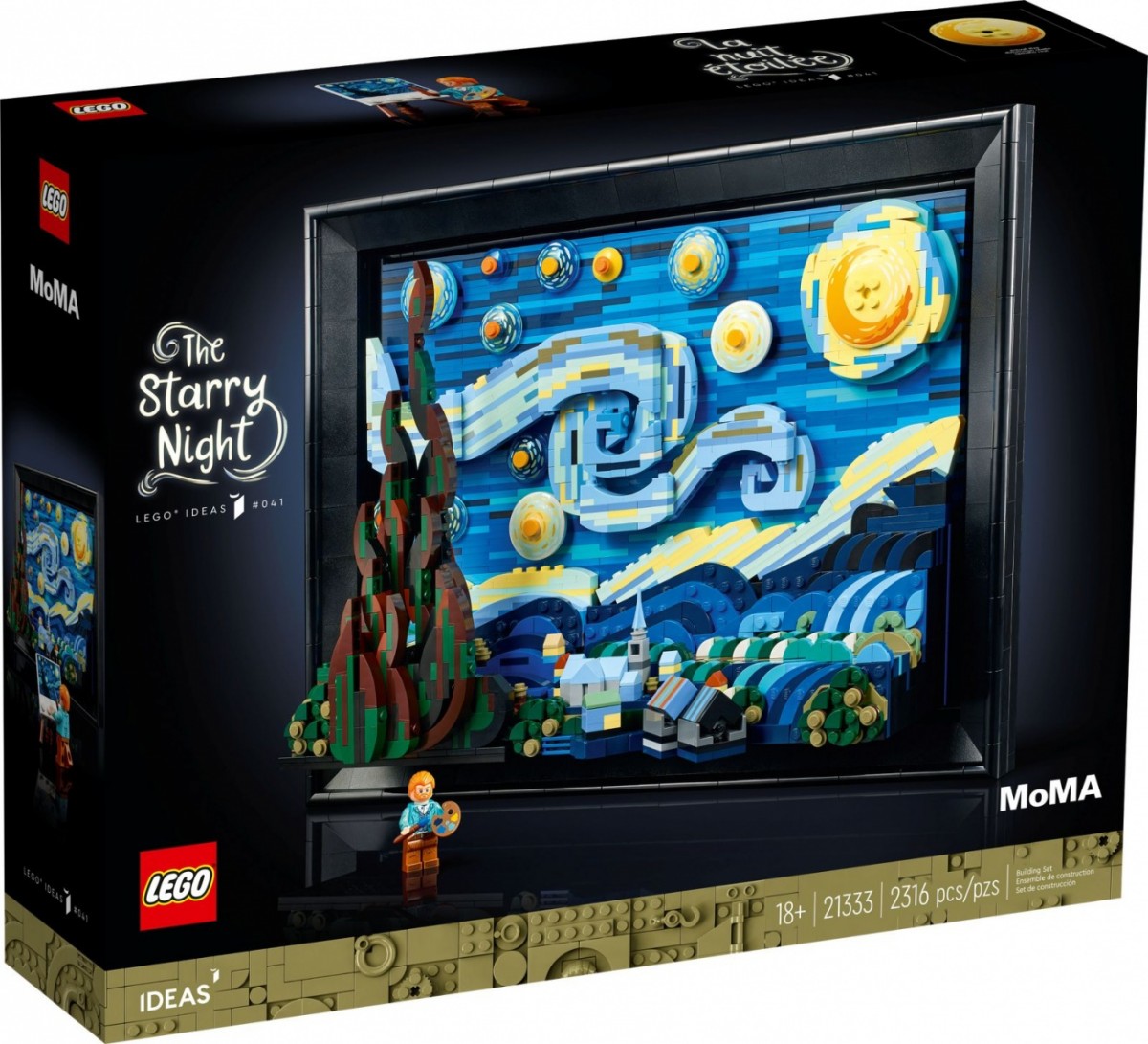 Lego Stavebnice Ideas 21333 Hvězdná noc Vincenta van Gogha