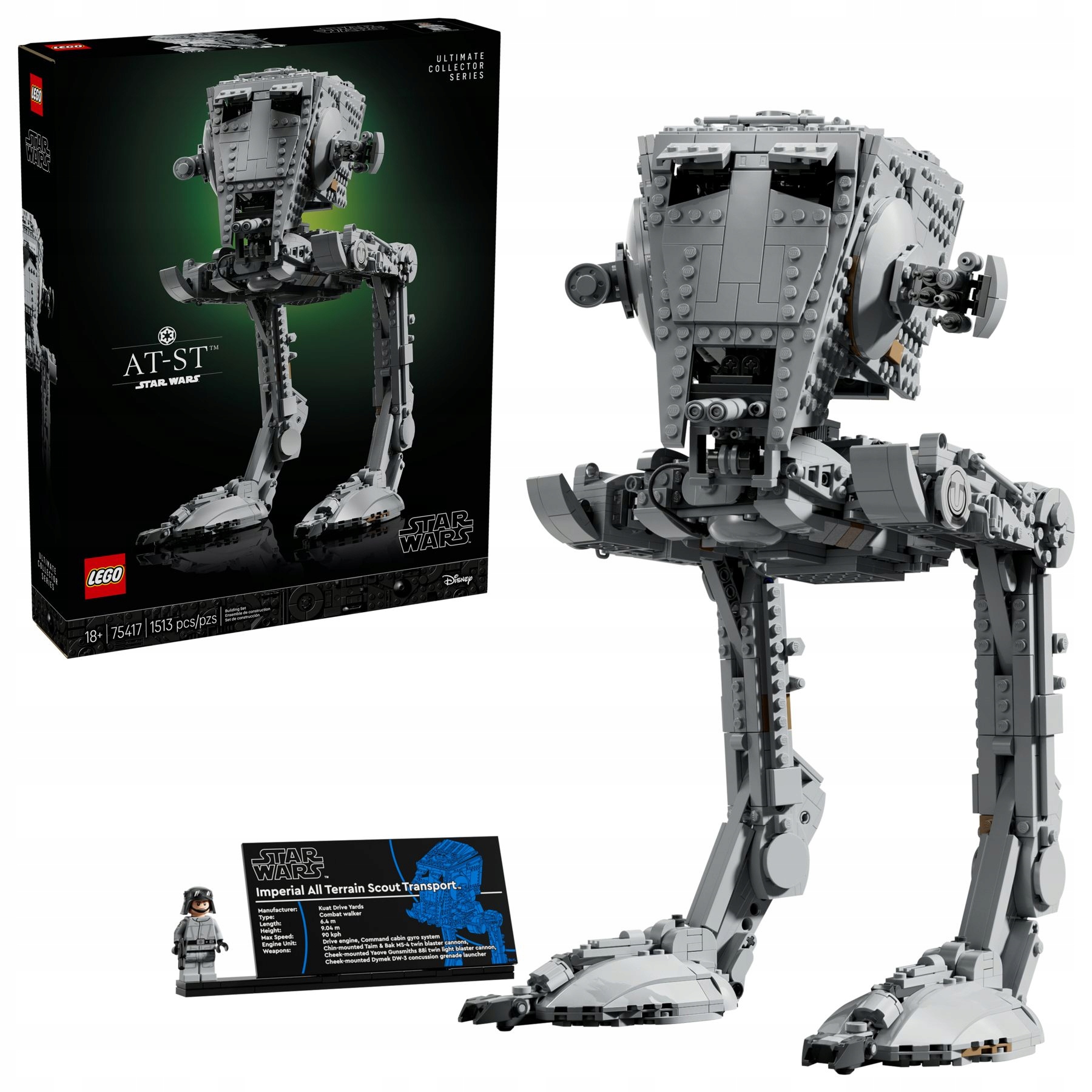 stavebnice Lego Star Wars 75417 Kráčející stroj At-st Ucs Hvězdné války