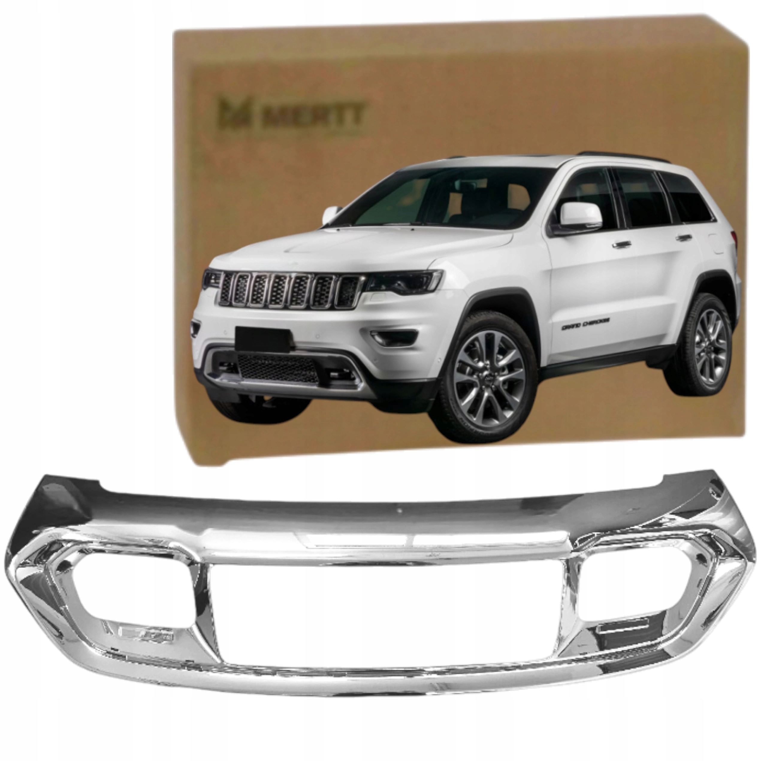 Jeep Grand Cherokee WK2 17-21 Rámeček Nárazníku Chrom 68310779AA
