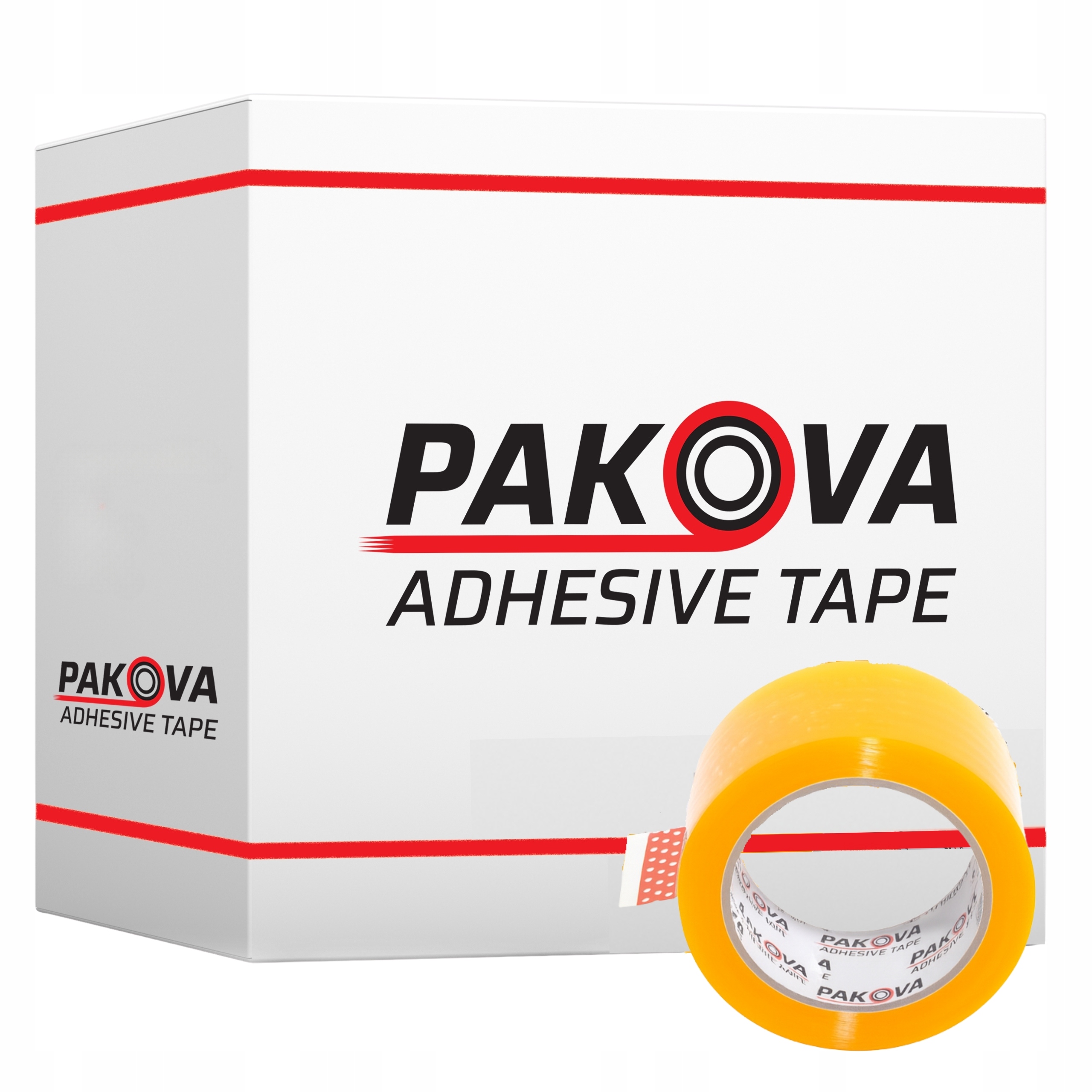 Taśma pakowa Pakova Pro 48/100y Honey Mocna Długa 36szt