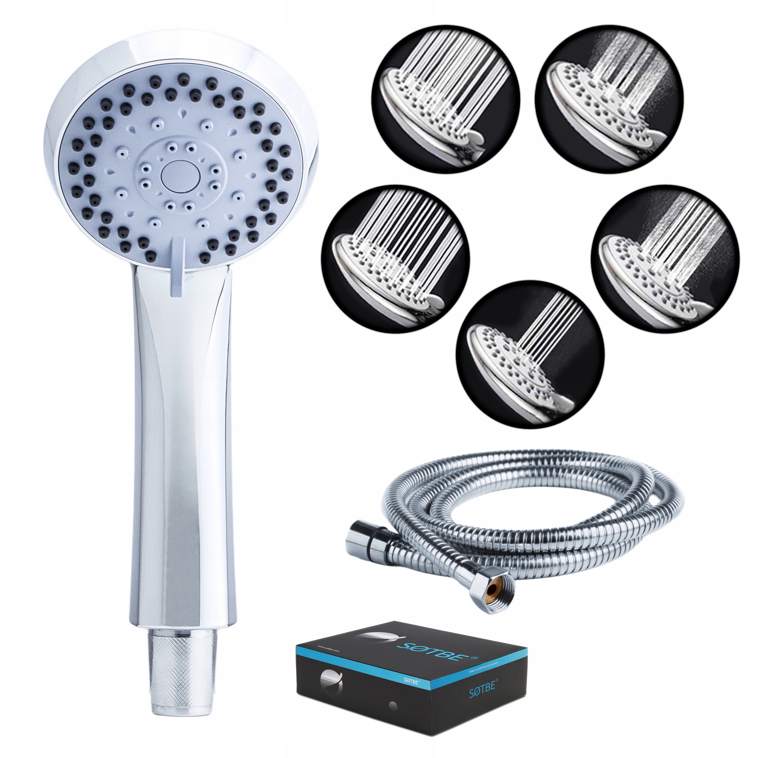 Komplet sprchová hlavice hadice Sprchový Set Chrom