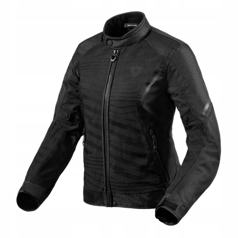 Dámska textilná motocyklová bunda Revit Torque 2 H2O Lady Black čierna