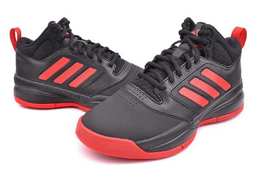 Adidas pánské vysoké černé sportovní boty do koše Runthegame C77814