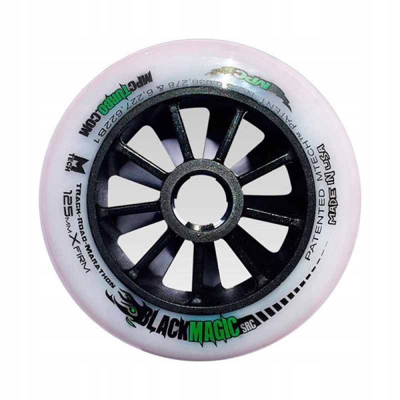 Kolečka pro kolečkové brusle Mpc Black Magic 125 mm X-Firm