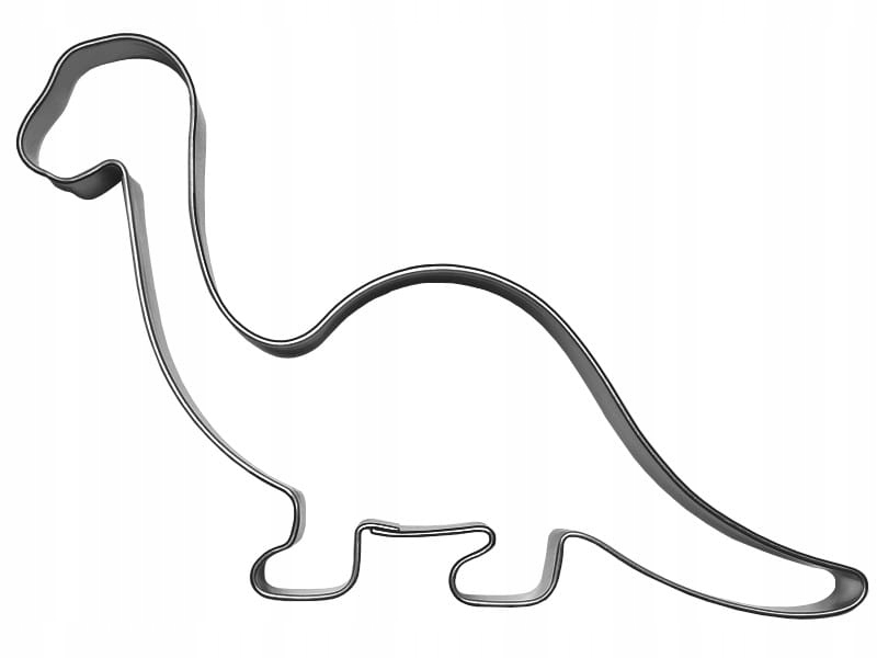 

Foremka w kształcie Diplodoka 11 cm dinozaur