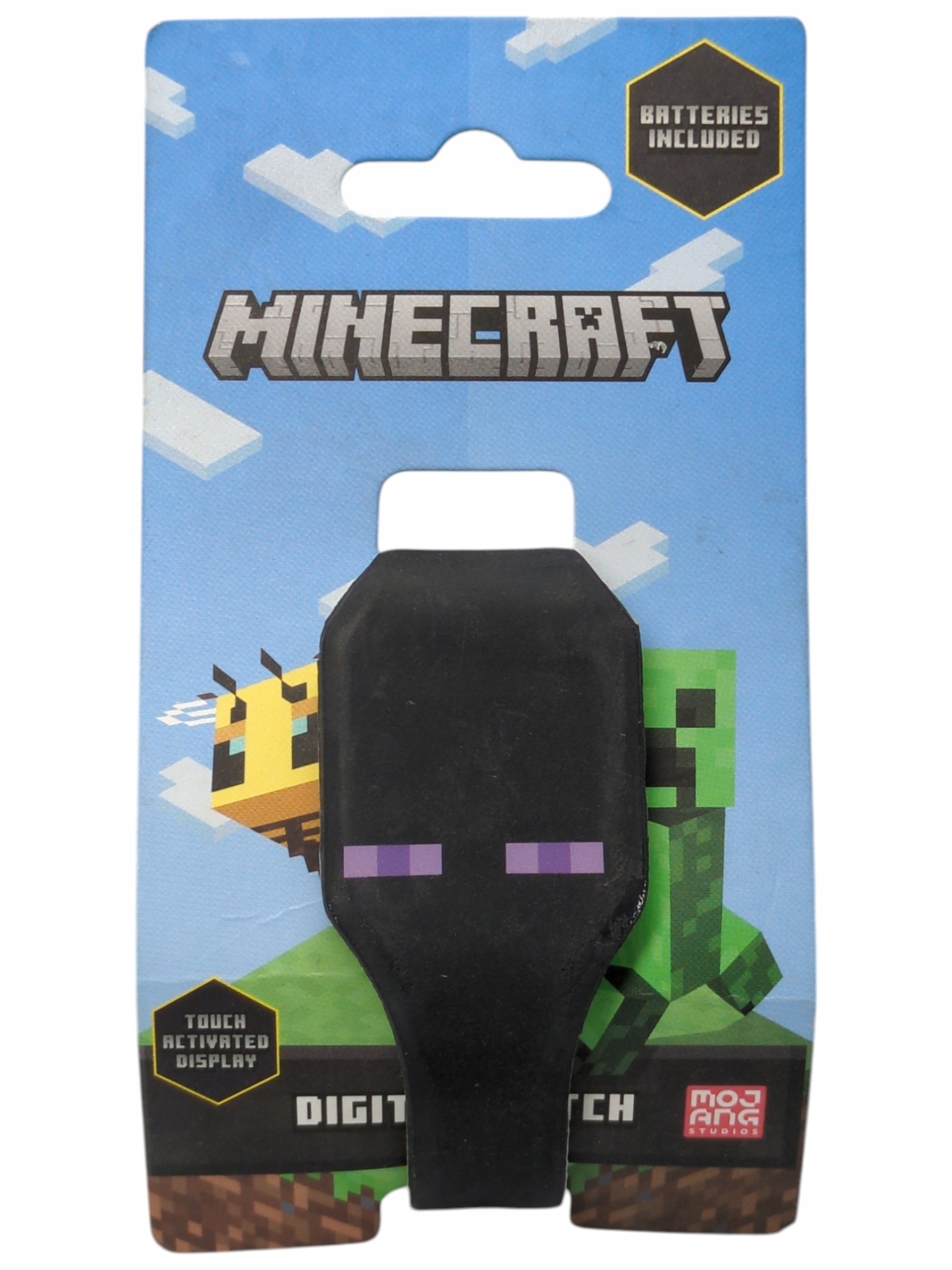 Cyfrowy zegarek dla dzieci Minecraft Slenderman Czarny