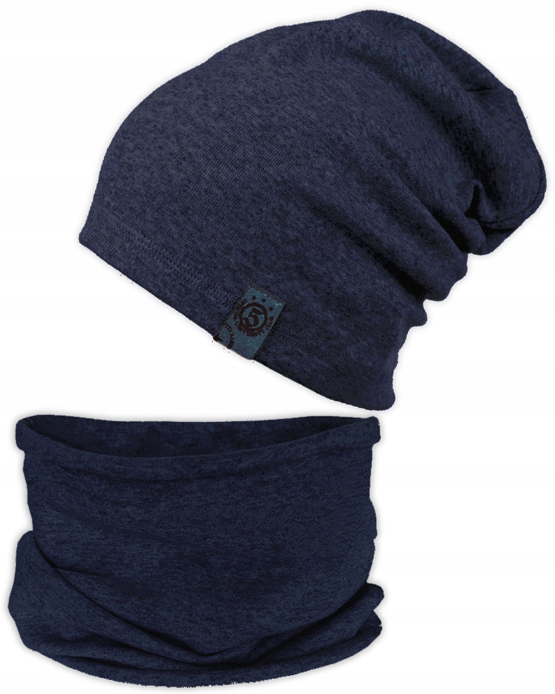 

Komplet wiosna jesień Czapka Tuba komin r. 54-58