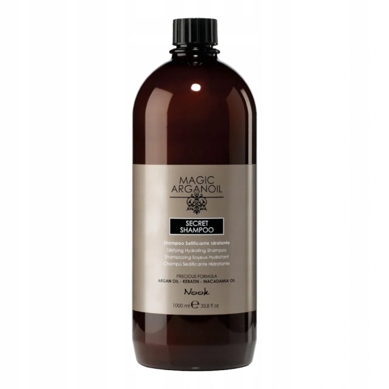 Nook Arganoil Secret, Odżywczy Szampon z Olejkiem Arganowym 1000ml