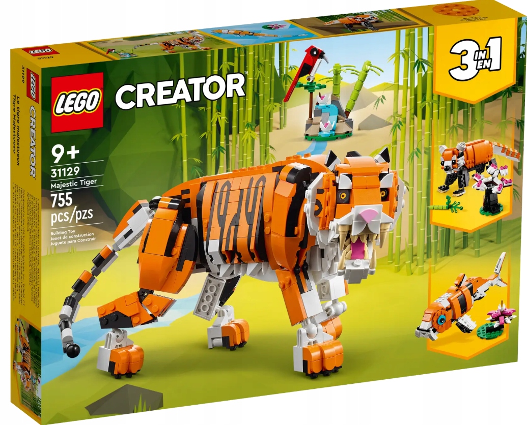 Lego Creator 3v1 Majestátní tygr 31129