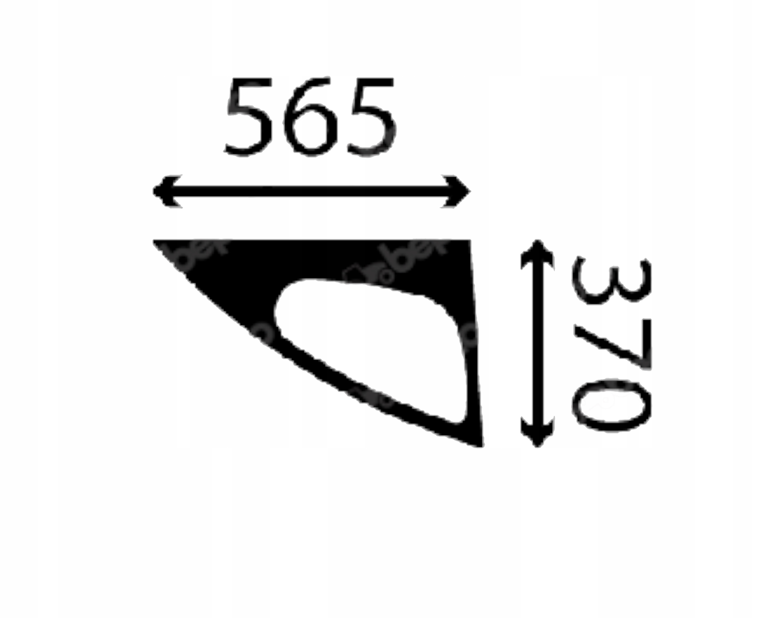 sklo boční pravé spodní 4635158