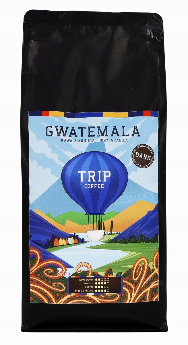Levně Káva zrnková Trip Coffee Guatemala Dark 1kg 100% arabica