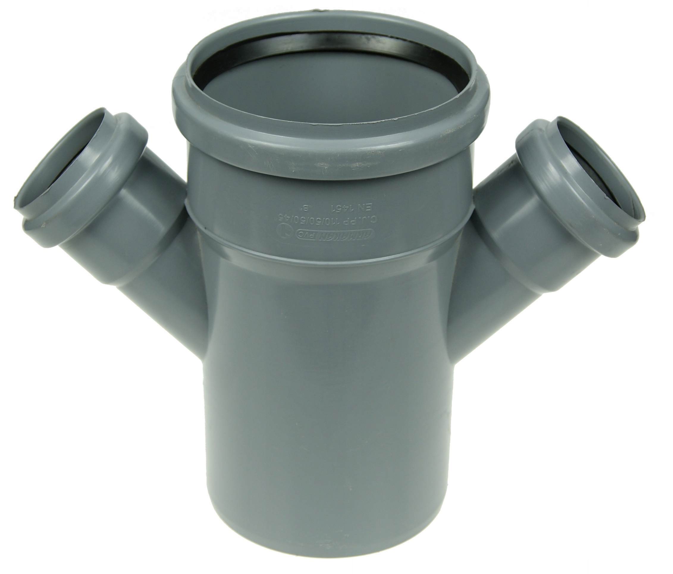 Czwórnik kanalizacyjny kolankowy 110 50 odejście Zastosowanie kanalizacyjne wewnętrzne