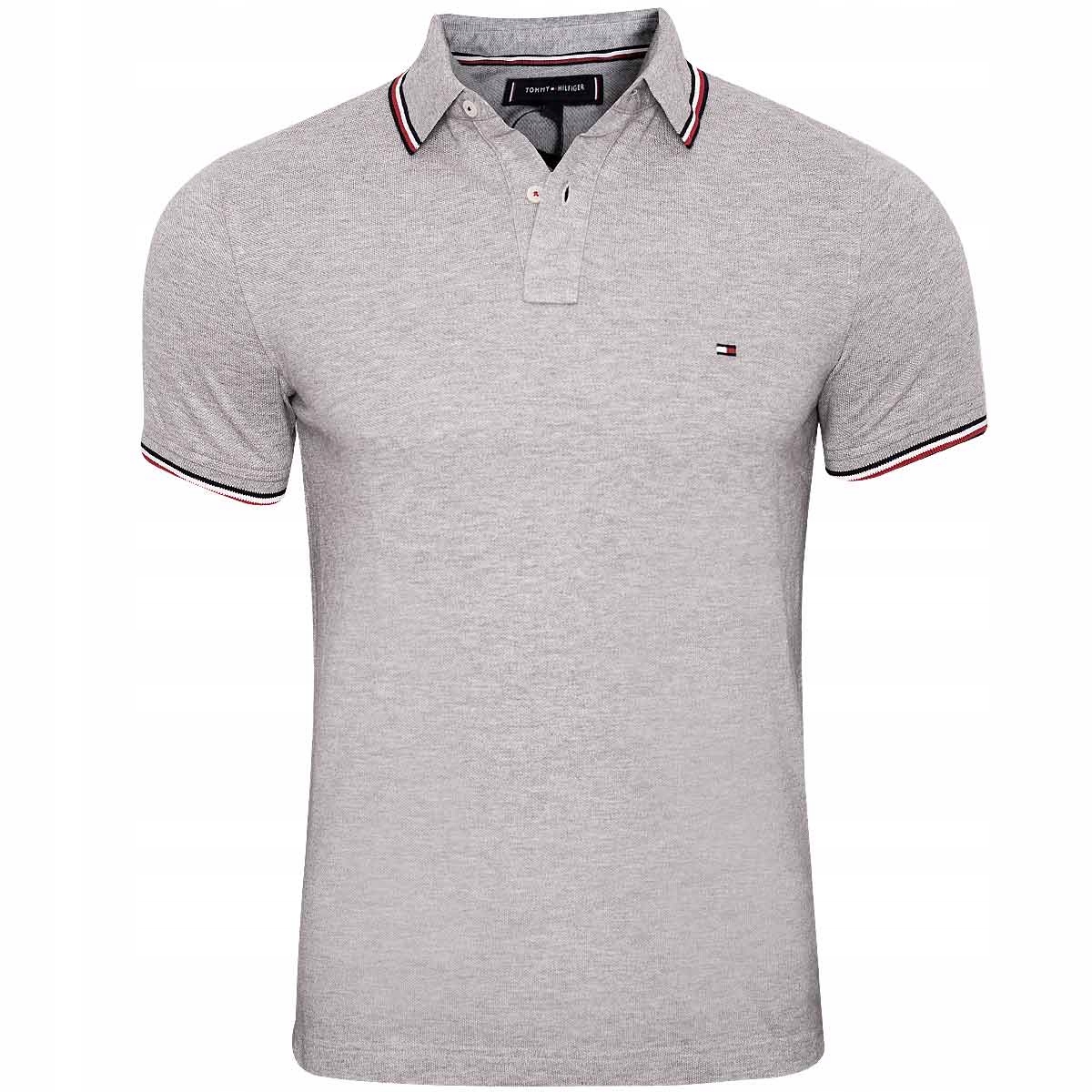 Tommy Hilfiger pánské polo, šedé, S