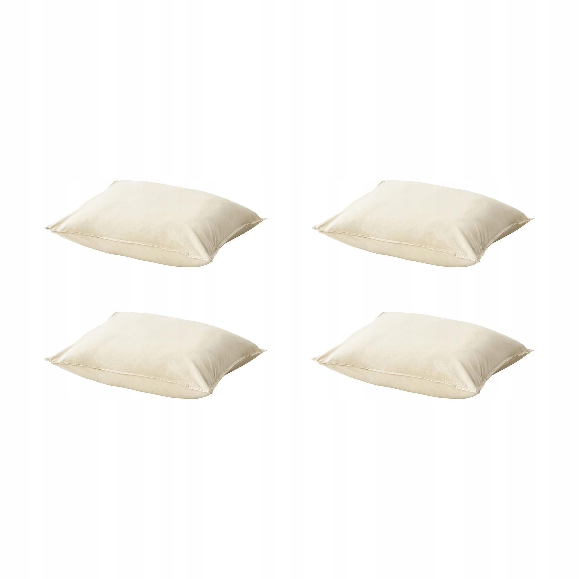 4 ks Povlak na polštář Angslilja 50x60 cm přírodní 100% bavlna
