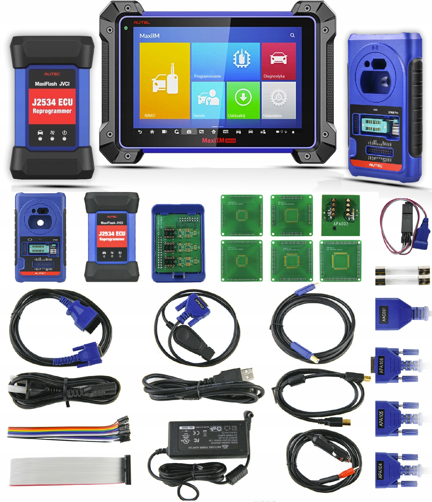 Autel IM608+XP400 PRO+IMKPA+GBOX+APB112mega sada