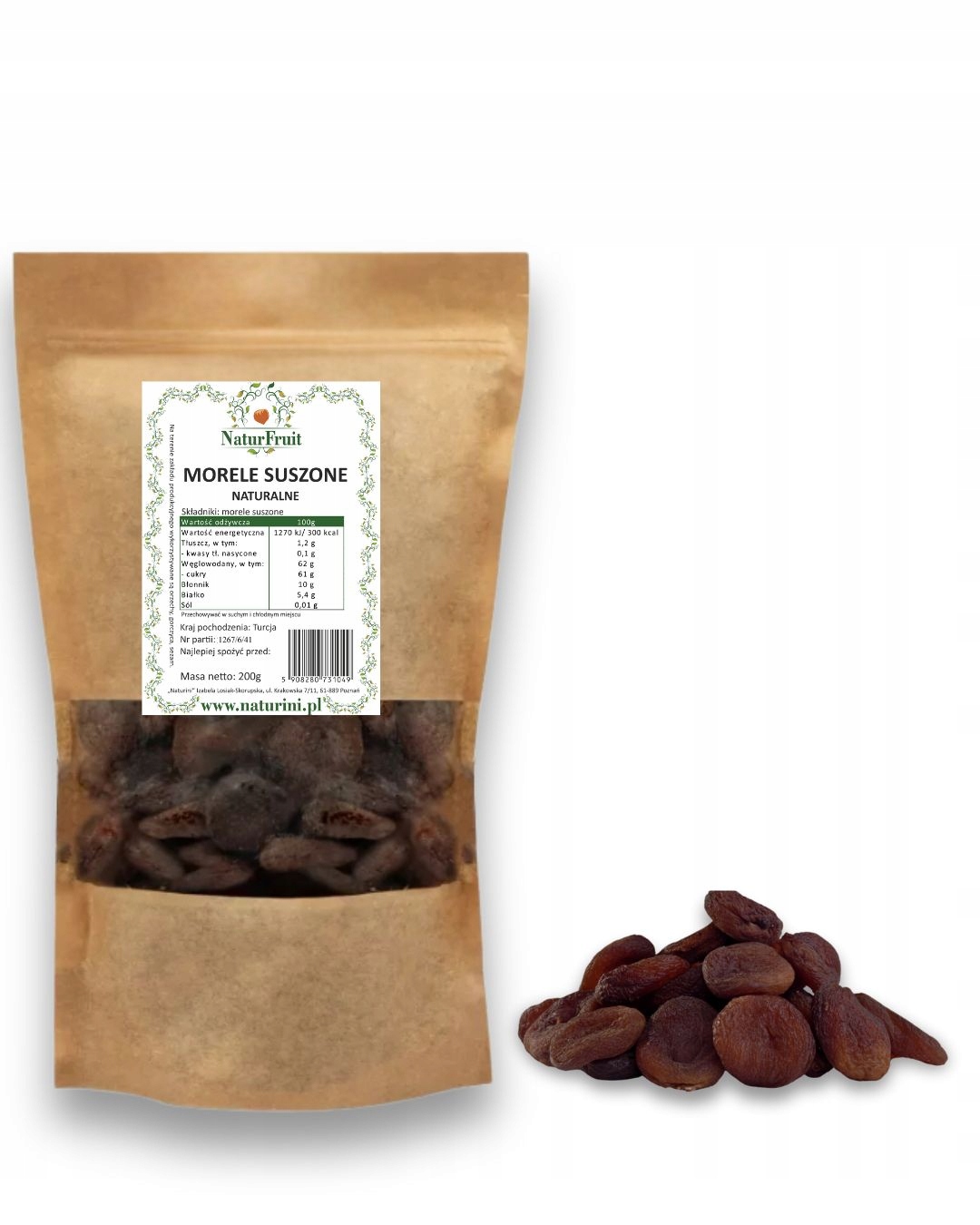 Levně Sušené Meruňky Přírodní Bez Chemie a SO2 1 kg