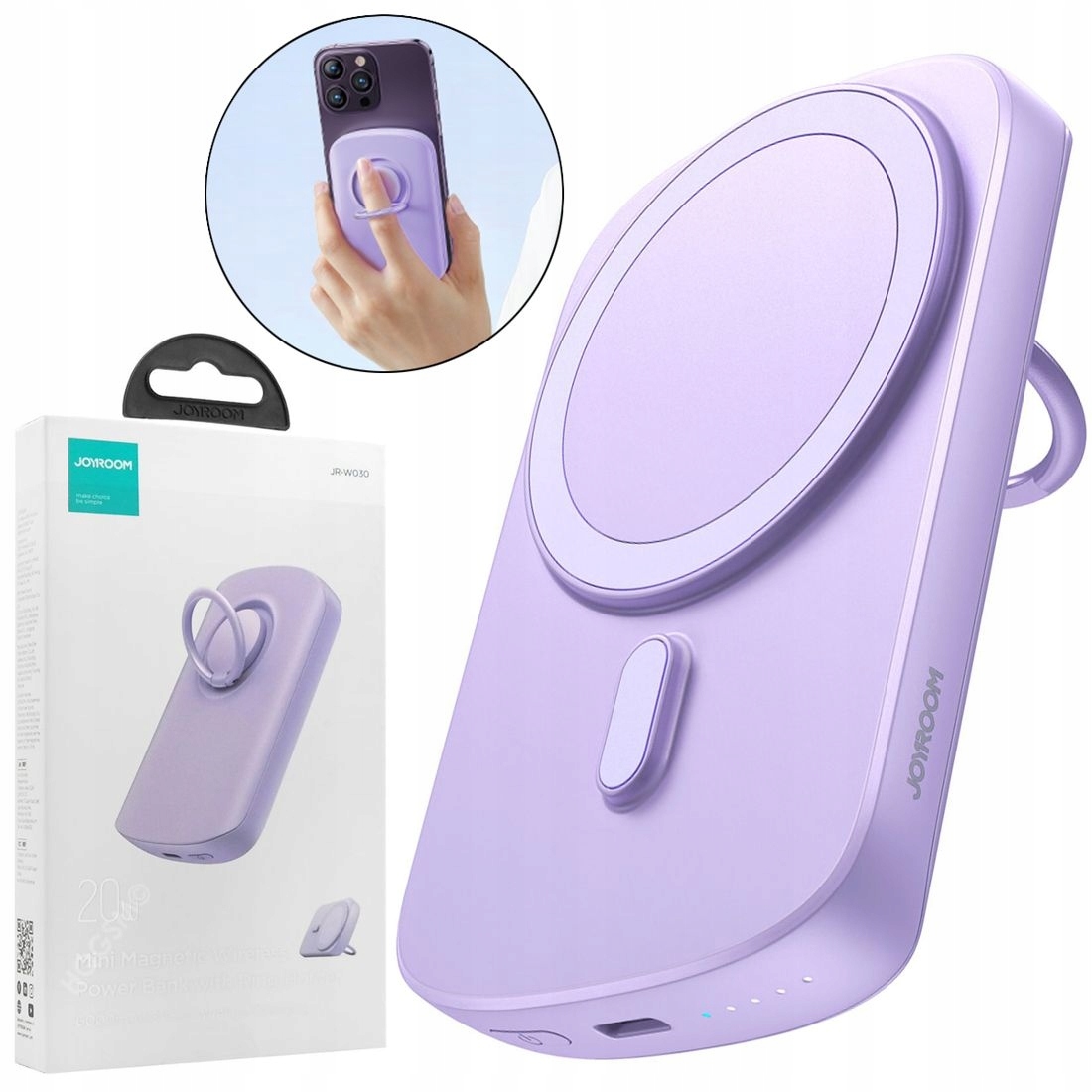 Bezdrátová magnetická powerbanka s MagSafe Usb-c 6000mAh pro Apple iPhone 16 15