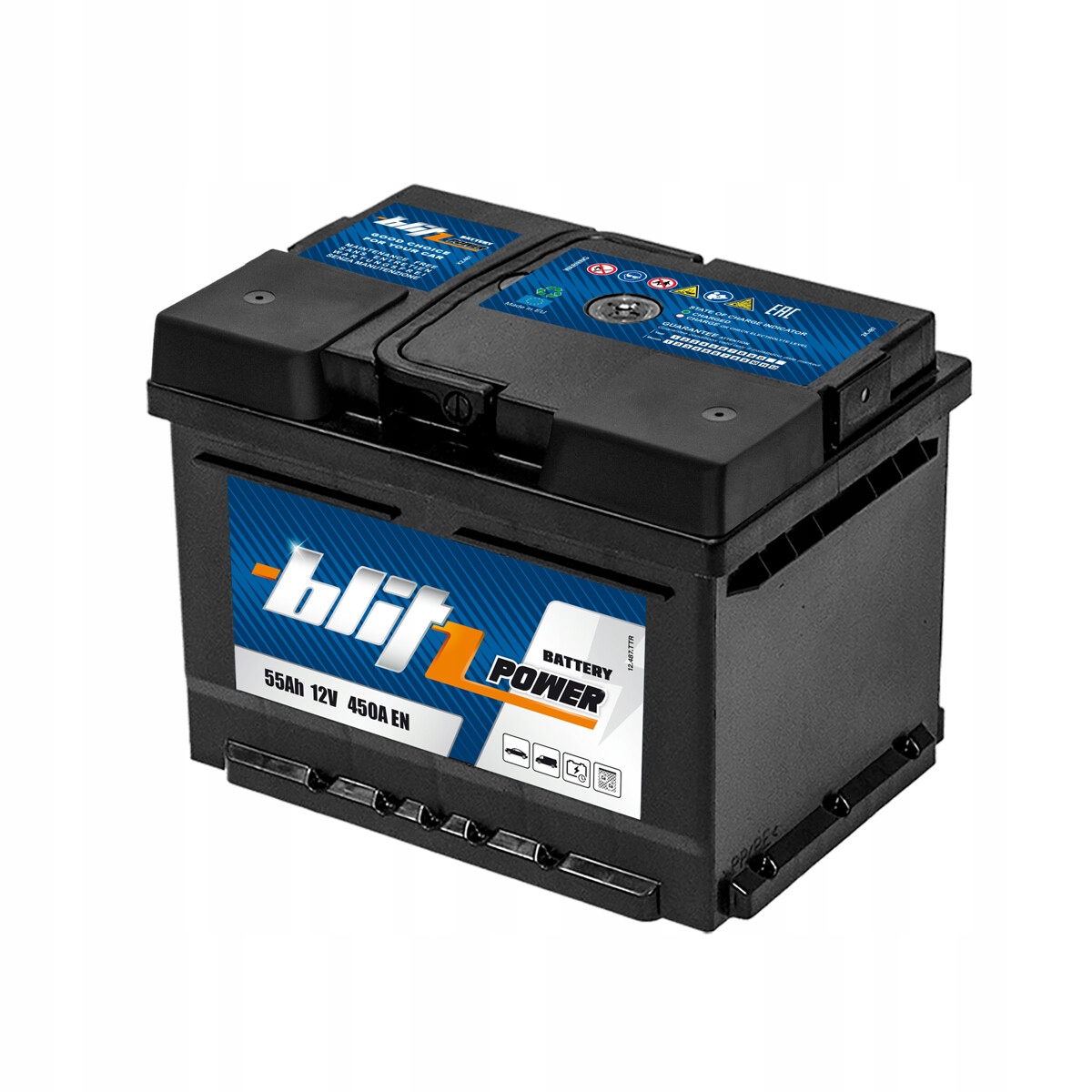 Akumulator Blitz Power 12V 55Ah 450A Prawy +