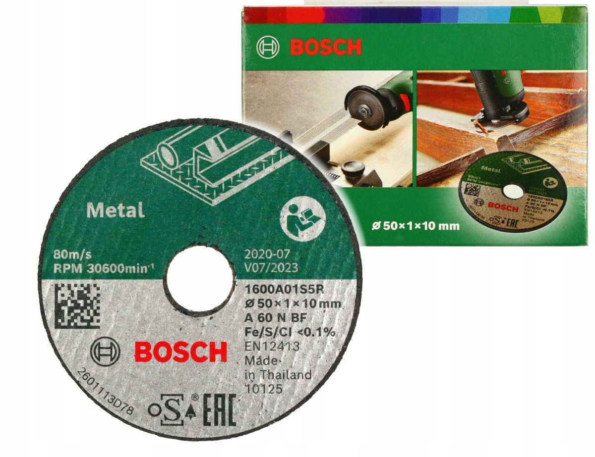 BOSCH TARCZA KORUNDOWA EASYCUT&GRIND 50mm/1,0mm